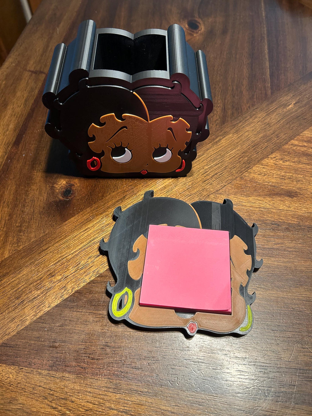 Betty Boop Desk Organizer Set – Pencil Holder & Sticky Note Holder